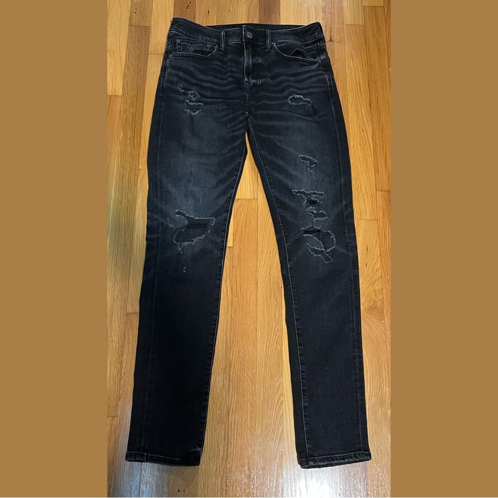 Mens American Eagle Black Denim Jeans